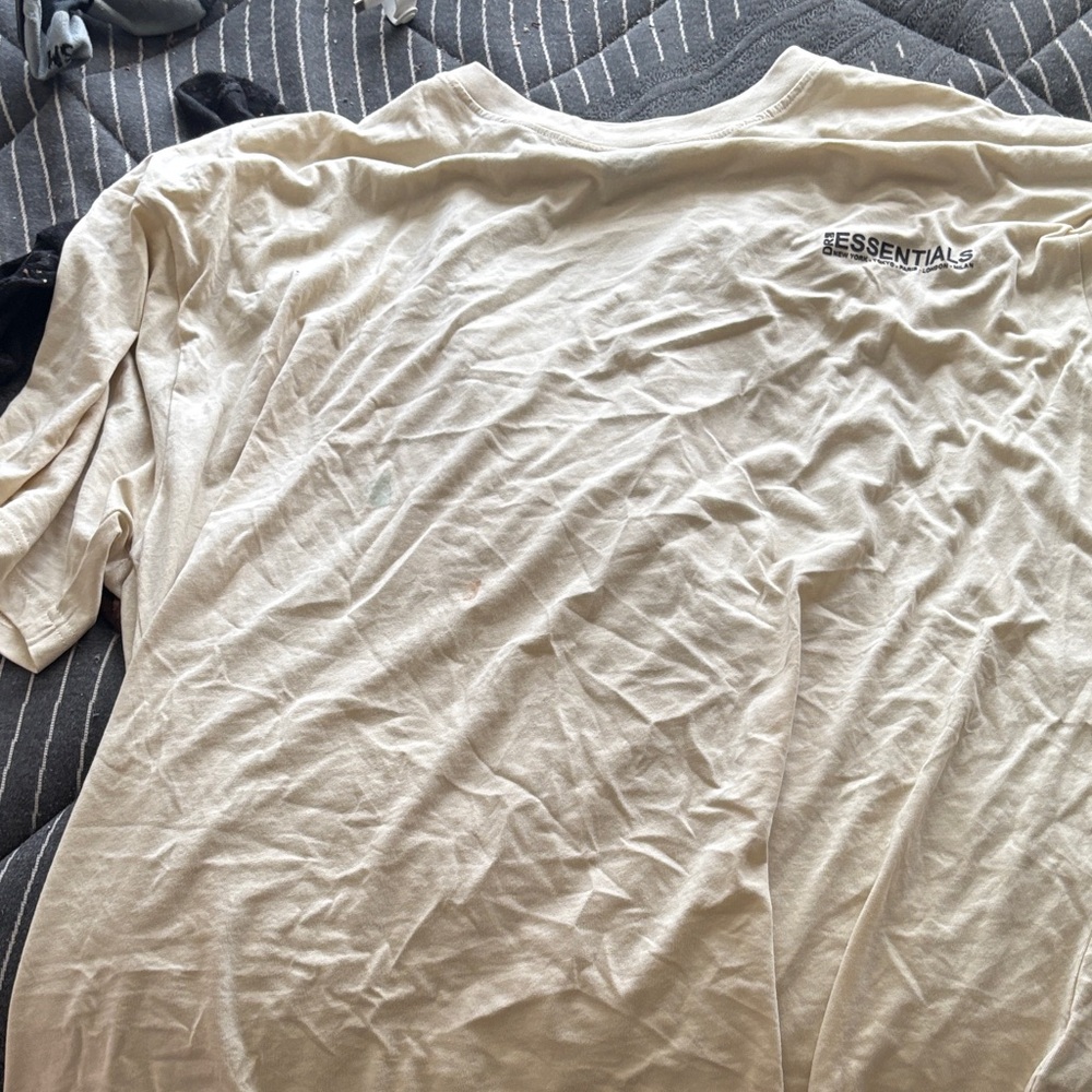 Essentials Off-White Men's Short Sleeve Tee